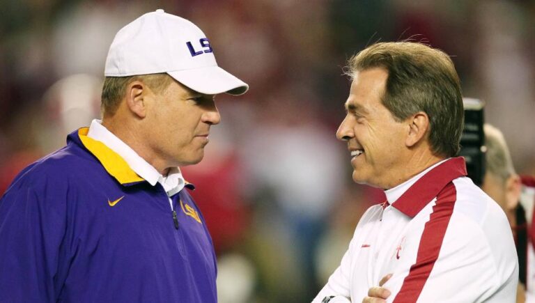 Les Miles and Nick Saban Coaches with Different Birth Orders